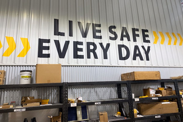 Live Safe Every Day Environmental Branding