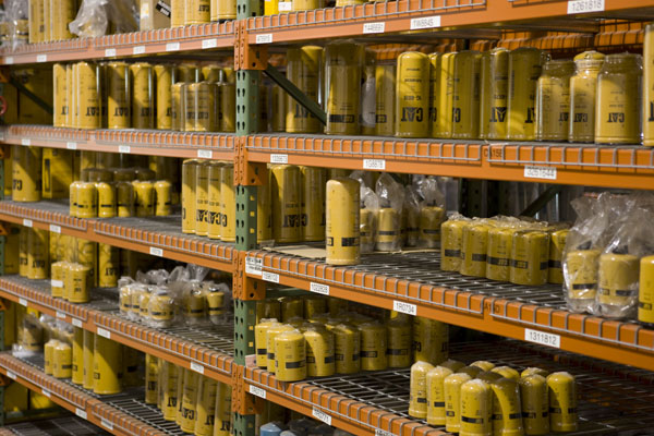 Cat Parts Warehouse Shelf