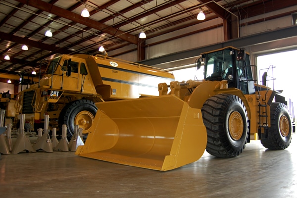 Cat Equipment In Yancey Service Shop