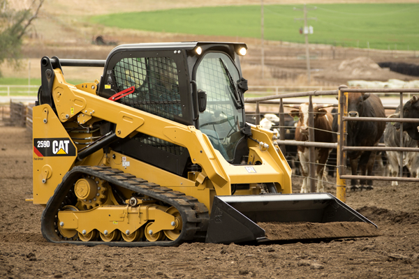 259D Cat Compact Track Loader on Farm