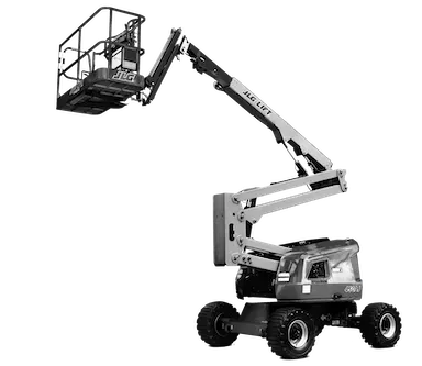 Aerial equipment rentals entertainment film articulated boom lift