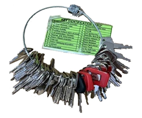 Large Key Ring - Holds 50 keys